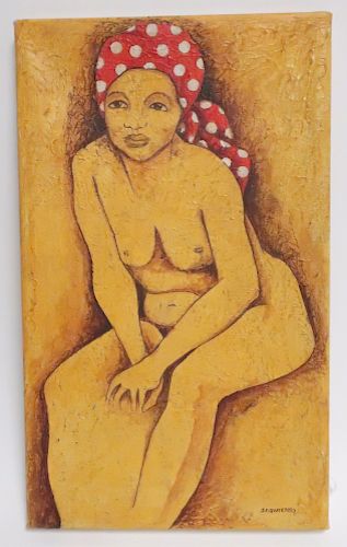 SARMIENTO, CUBAN, 20TH C. NUDE W