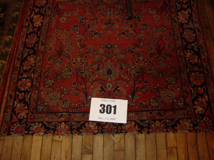 Sarouk Carpet,  4' 5" x 6' 7".
