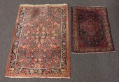 Sarouk carpet with red field a