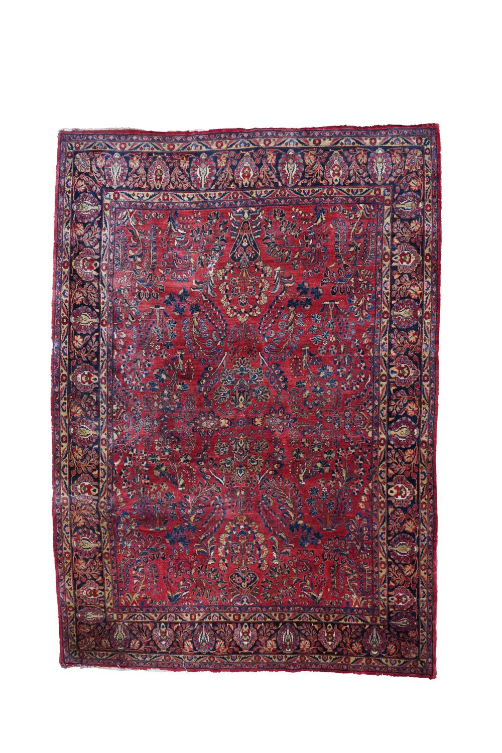 SAROUK CARPETwool; Condition: needs