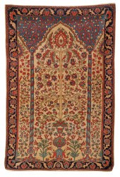 SAROUK FEREGHAN PRAYER RUG, PE