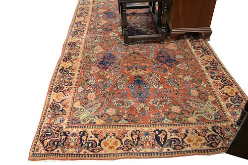 SAROUK ORIENTAL AREA RUG, 6' X
