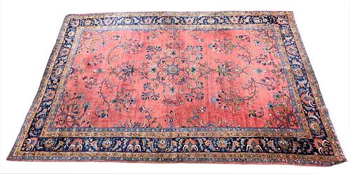 SAROUK ORIENTAL AREA RUG, 7' X