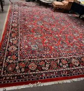 SAROUK ORIENTAL CARPET, 10' 6"