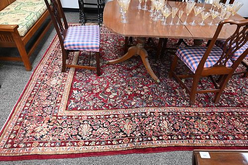 SAROUK ORIENTAL CARPET, 11' 10" X