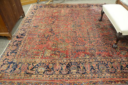 SAROUK ORIENTAL CARPET, 8' 8" X 11'