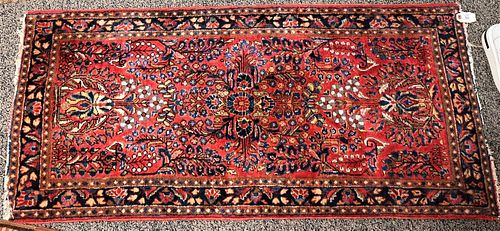 SAROUK ORIENTAL RUG 2' X 4'