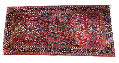 SAROUK ORIENTAL THROW RUG, 2' X