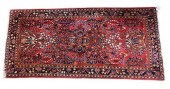 SAROUK ORIENTAL THROW RUG, 2'