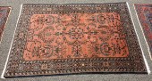 SAROUK ORIENTAL THROW RUG 4' X