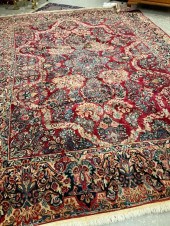 SAROUK RUG: 8’8” X 11’8” CIRCA