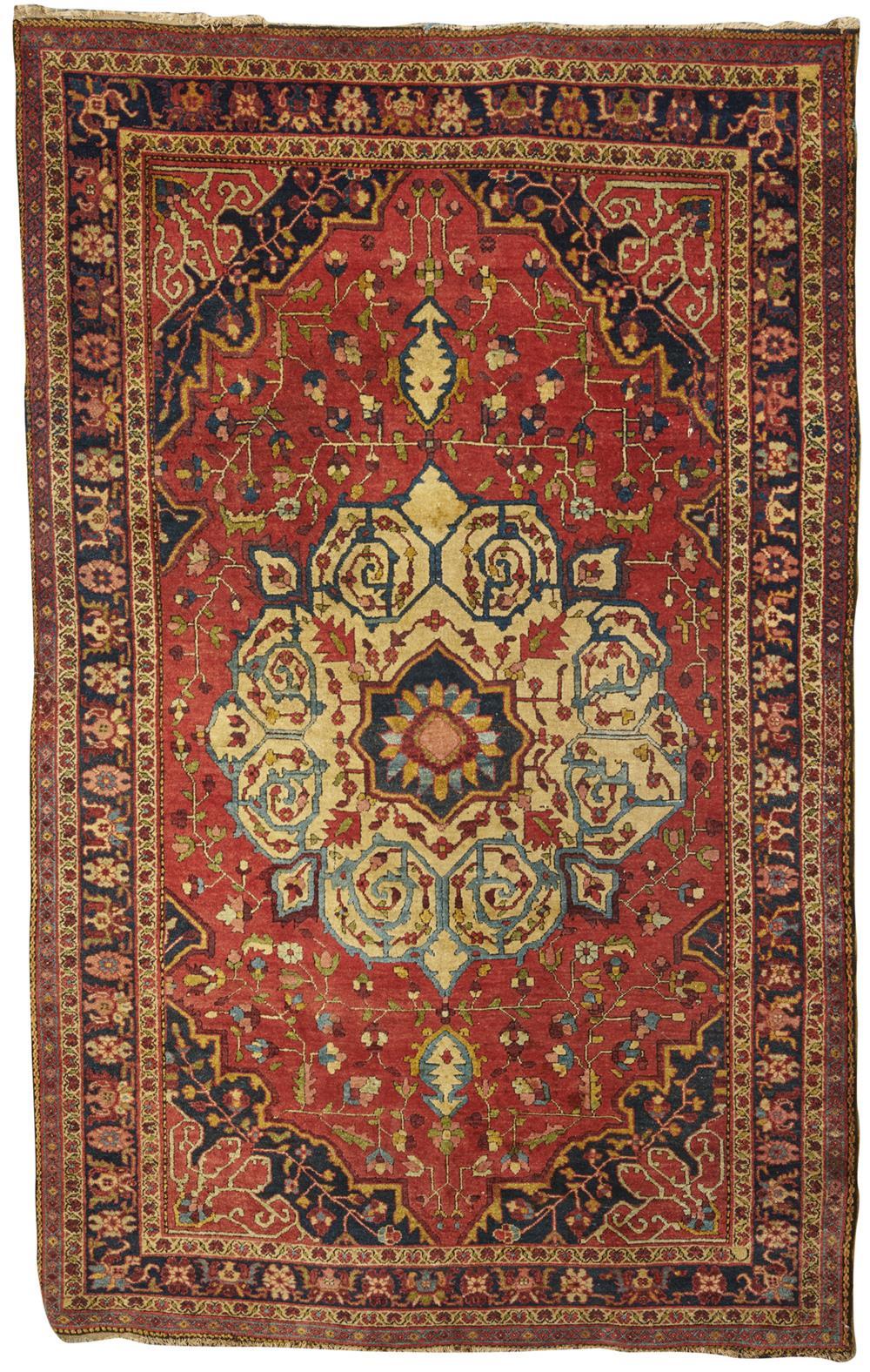 SAROUK RUG, PERSIA, CA. 1925; 6 FT.