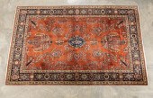 SAROUK RUG, POST 1950, 9 FT X