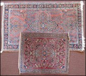 SAROUK RUG. Together with a Sa