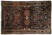 Sarouk rug, typical floral des