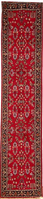 Sarouk Runner,  2' 7" x 11' 10".