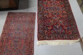 SAROUK RUNNER AND THROW.  Iran