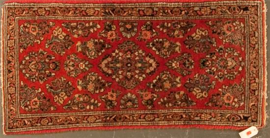 Sarouk scatter rug, Iran, circa