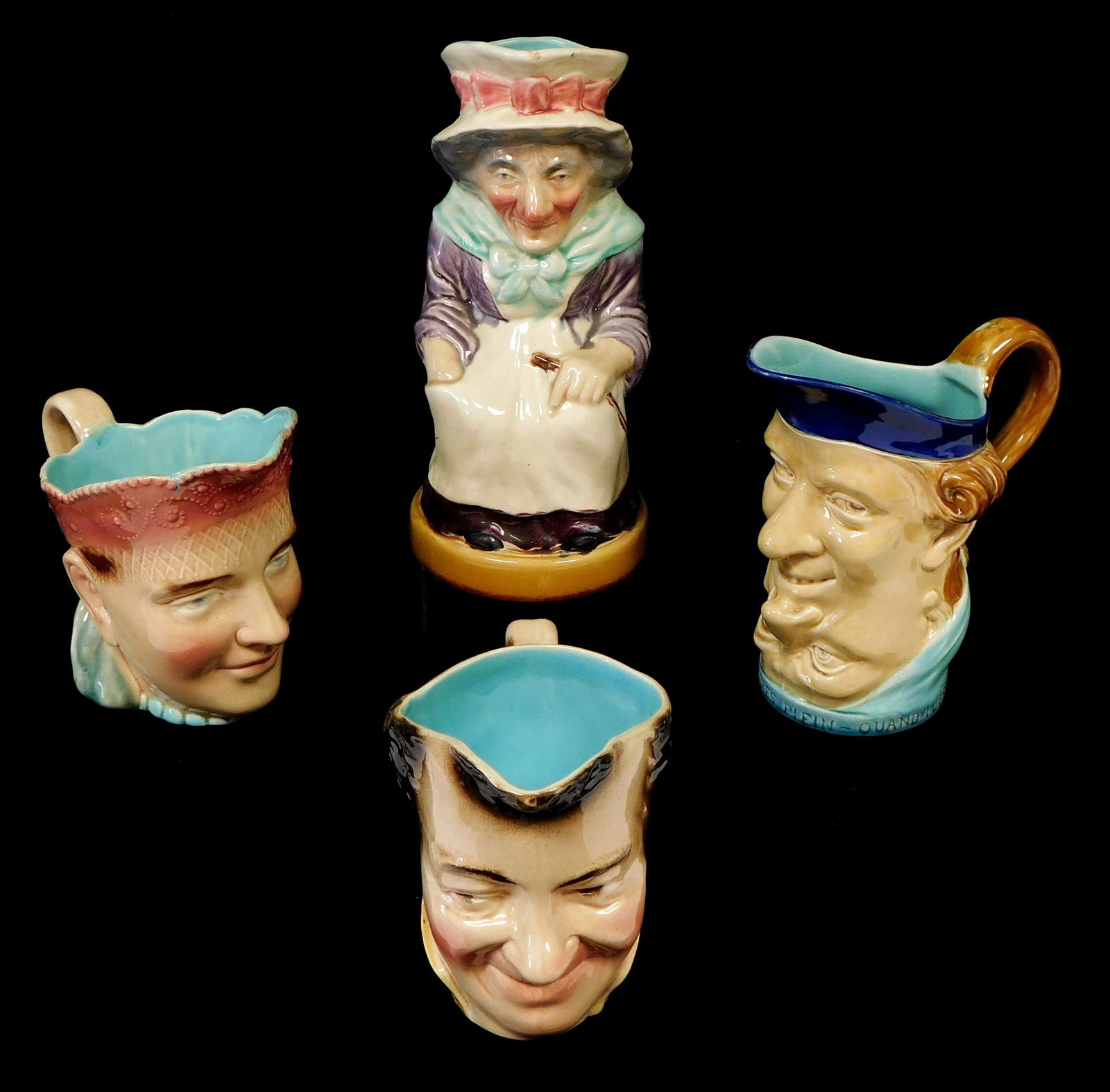 SARREGUEMINES MAJOLICA CHARACTER