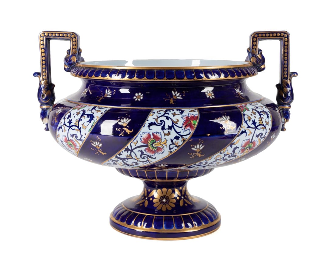 SARREGUEMINES POTTERY FLORAL