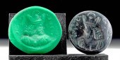 SASANIAN BRONZE CIRCULAR SEAL