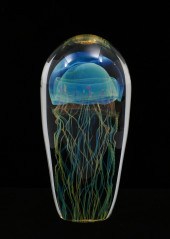 SATAVA ART GLASS JELLYFISH PAP