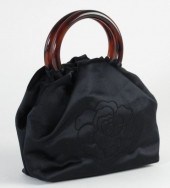 Satin ''Camelia'' Evening Bag