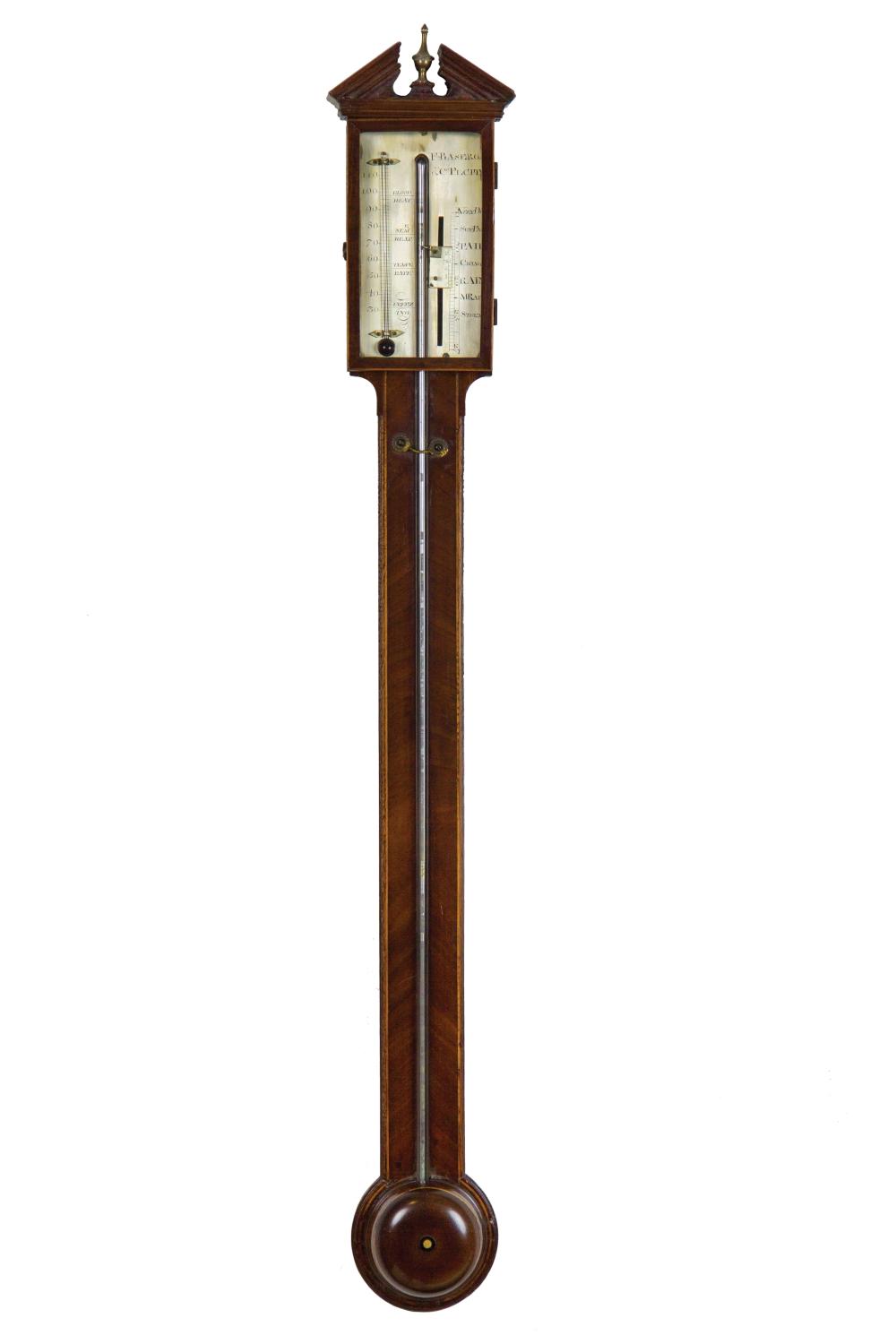 SATINWOOD INLAID MAHOGANY STICK