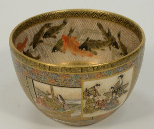 SATSUMA BOWL, KINKOZAN WITH