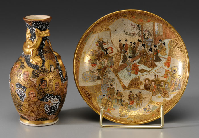 Satsuma Bowl, Vase Japanese, late