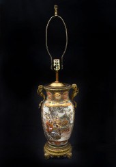 SATSUMA SAMURAI LAMP: Satsuma