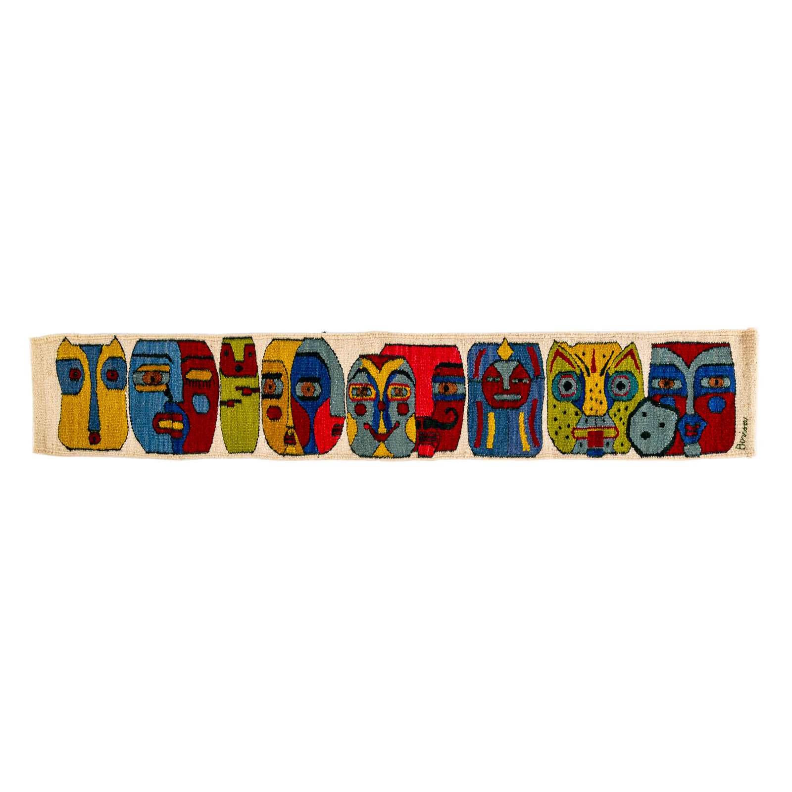SAUL BORISOV. MASKS, TAPESTRY