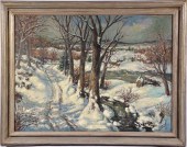 SAUL KOVNER PAINTING, "COLD DA