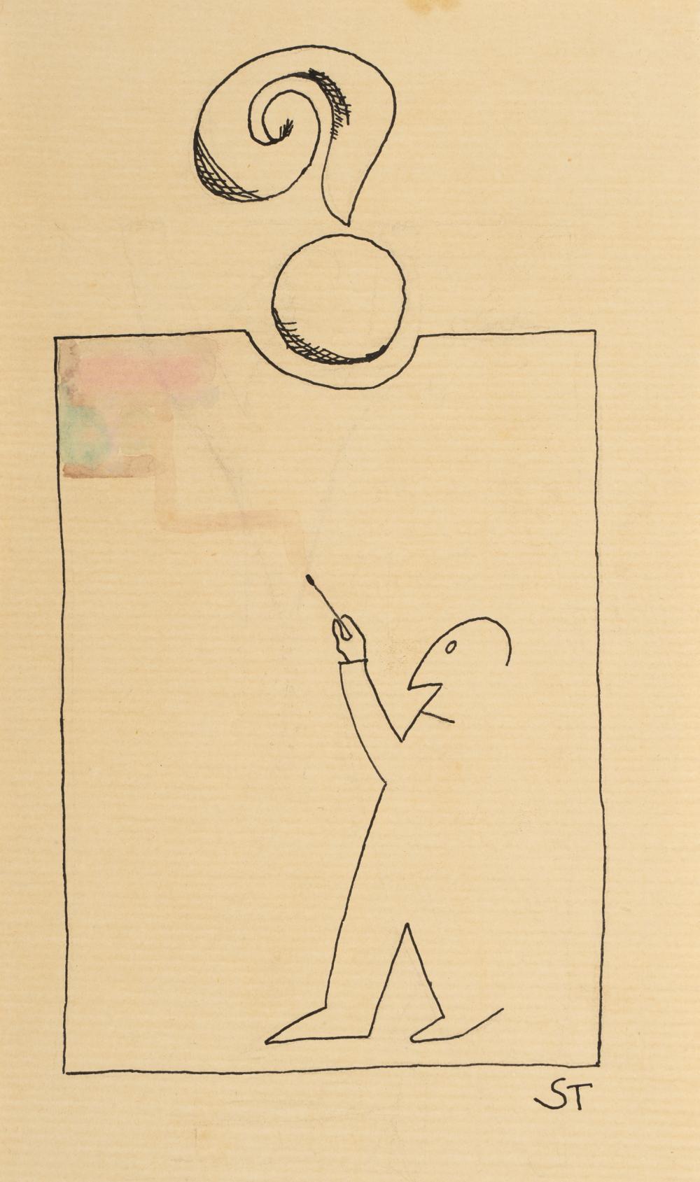 SAUL STEINBERG (1914 - 1999): MAN