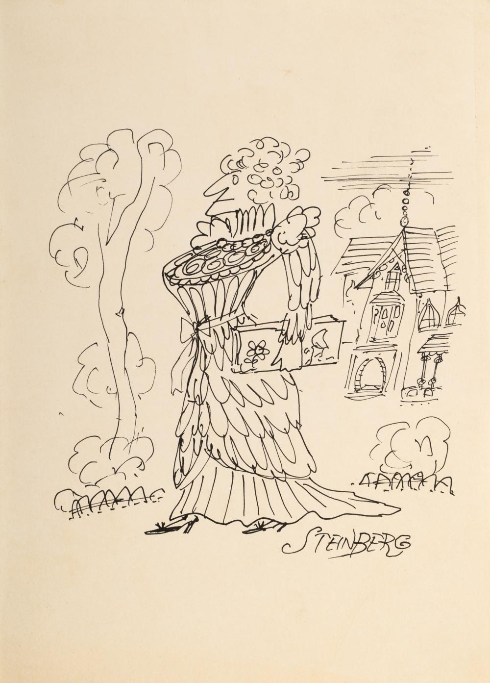 SAUL STEINBERG (1914 - 1999): WOMAN