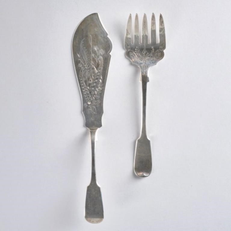 SAVAGE & LYMAN SILVER IMPLEMENTSA