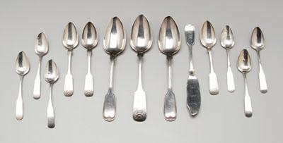 Savannah coin silver flatware: