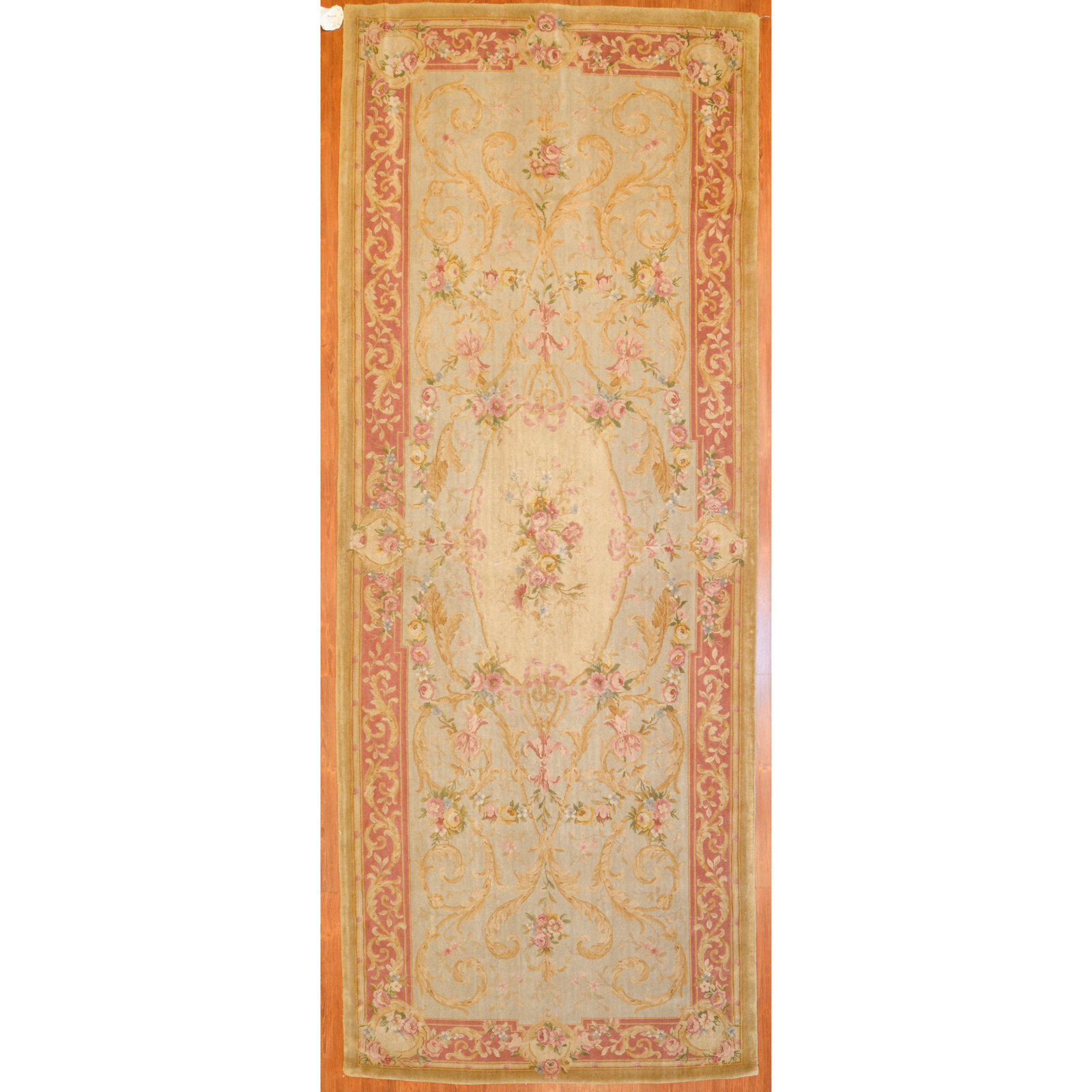 SAVONNERIE CORRIDOR RUG, CHINA, 6 X
