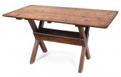 SAWBUCK TABLE 19TH CENTURY HEI