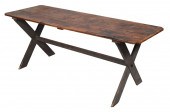 SAWBUCK TABLE 19TH CENTURY HEI