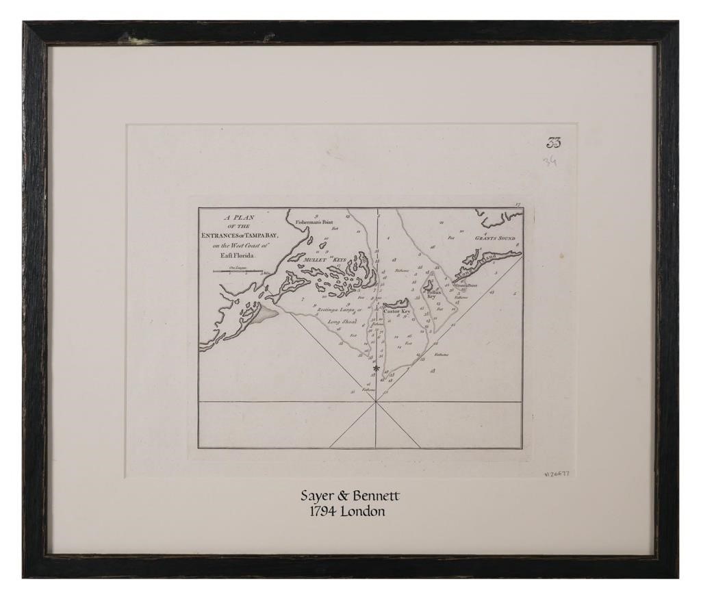 SAYER & BENNETT, MAP OF TAMPA