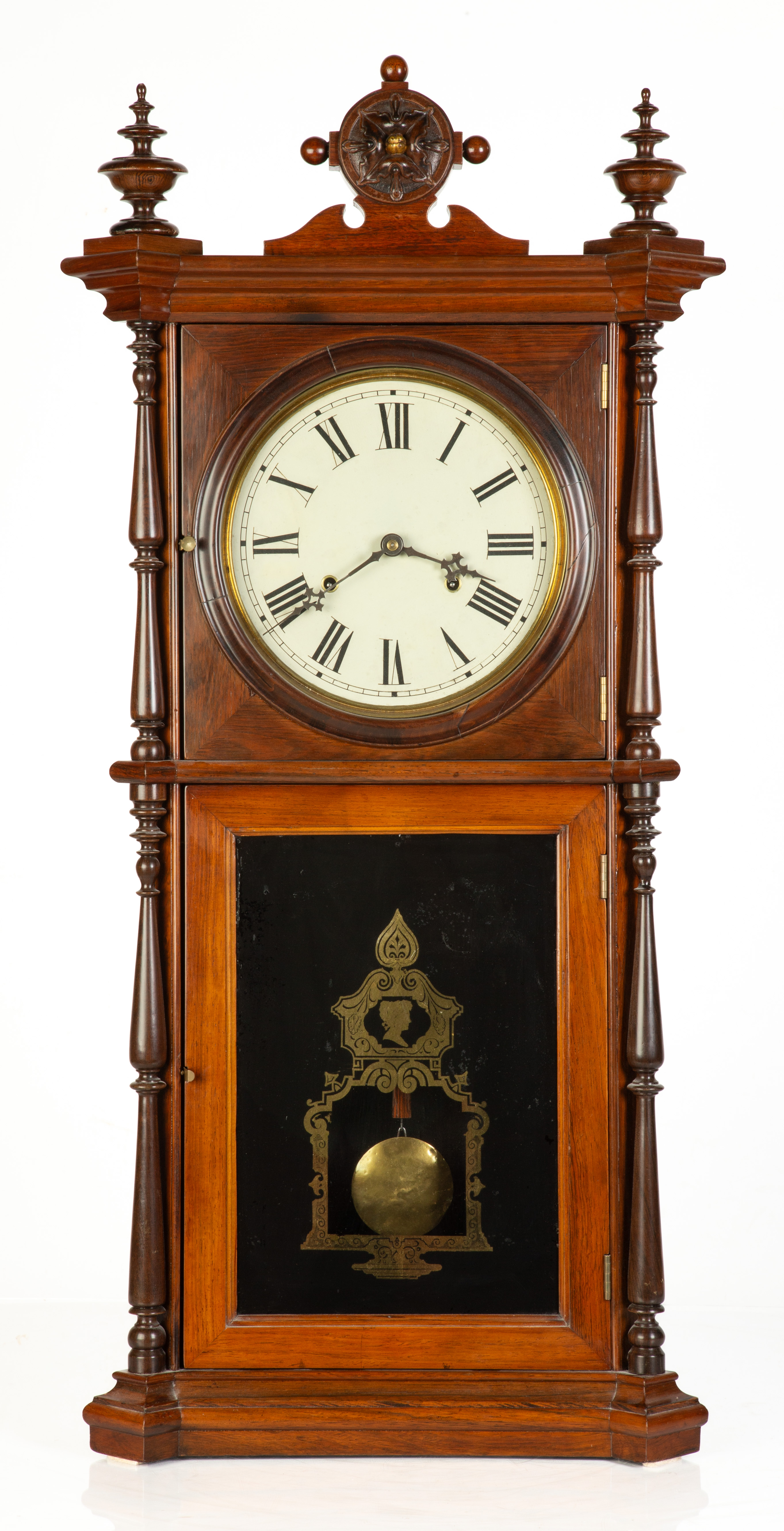 S.C. SPRING AND COMPANY SHELF CLOCK