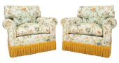 SCALAMANDRE LAMPAS UPHOLSTERED