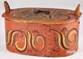 SCANDANAVIAN PAINTED BENTWOOD