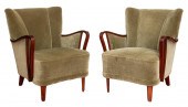 SCANDINAVIAN ART DECO MOHAIR A