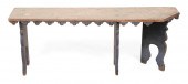 SCANDINAVIAN BENCH LATE 19TH C