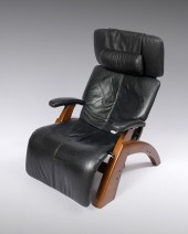 SCANDINAVIAN BLACK LEATHER POW