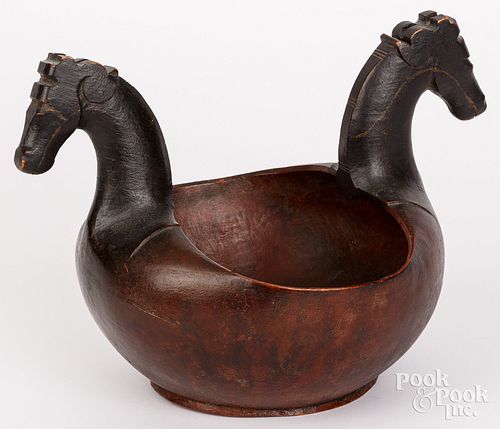 SCANDINAVIAN CARVED AND PAINTED ALE