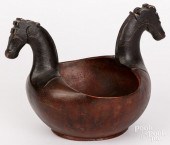 SCANDINAVIAN CARVED AND PAINTE