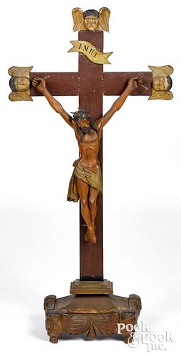 SCANDINAVIAN CARVED AND PAINTED